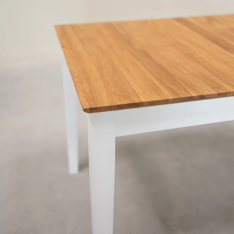 Table à manger extensible en bois massif Lausanne - NordicStory
