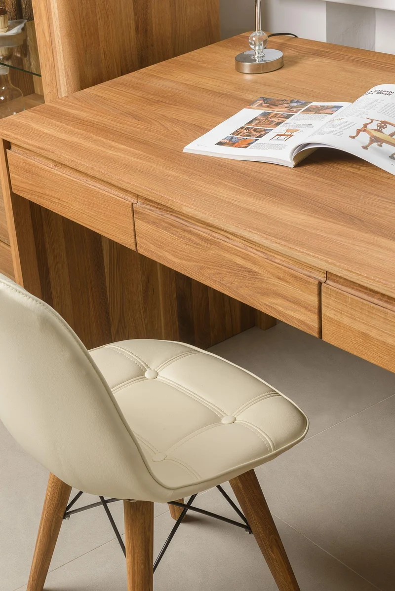 Bureau en bois massif de chêne Elsa - NordicStory
