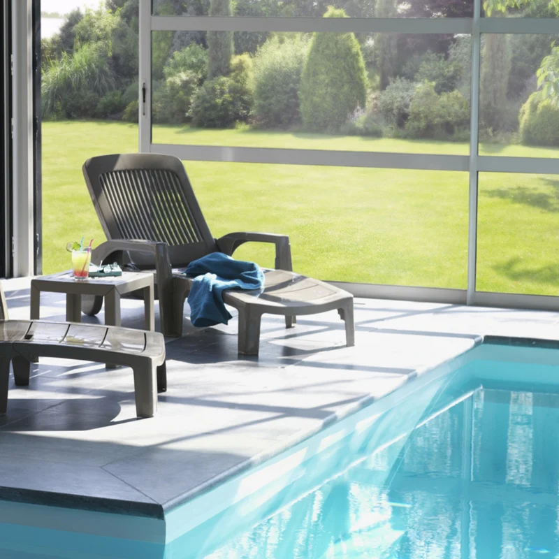 Lot de 2 bains de soleil Fidji