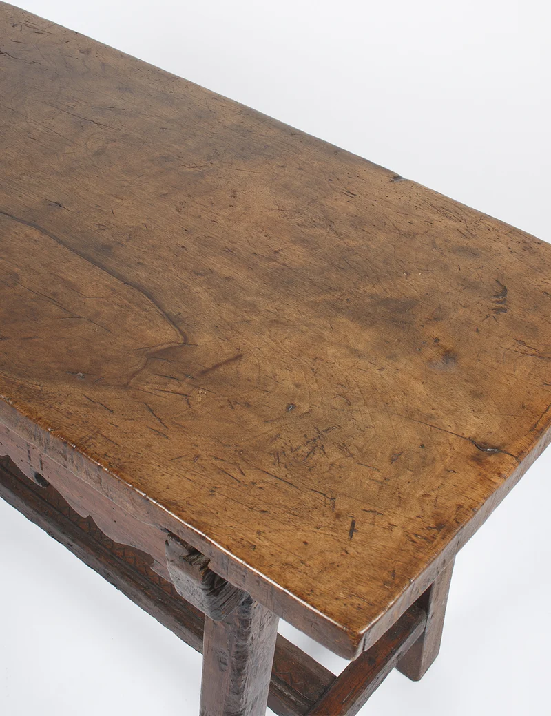 Table console art populaire