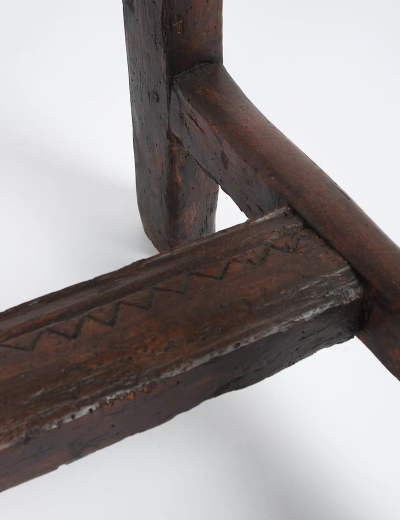 Table console art populaire