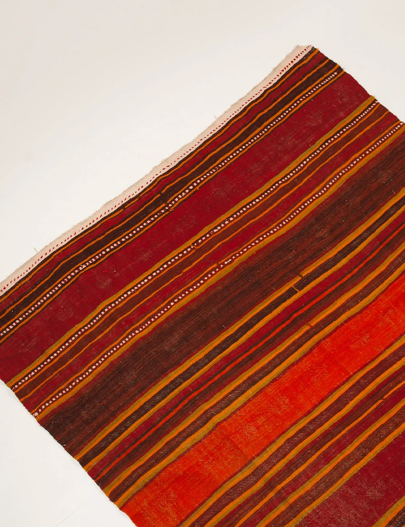 Tapis berbère rouge orangé
