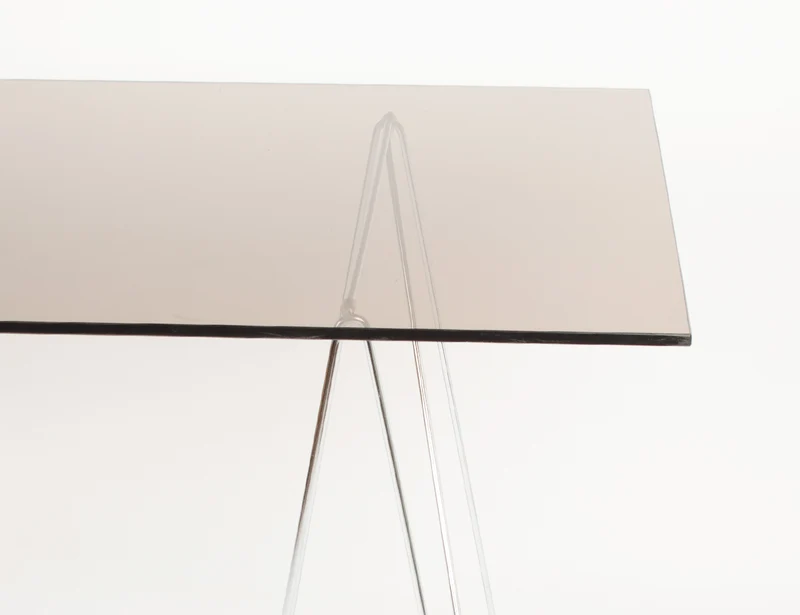 Table vintage tréteaux triangulaires