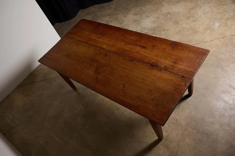 Rustic Tapered Leg Kitchen Dining Table