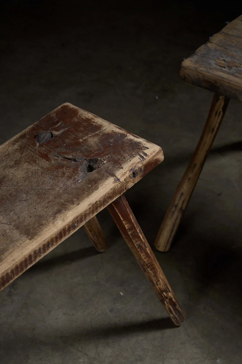Antique Wooden Stools