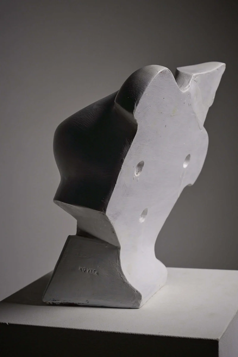 Mid-Century Plaster Display Busts by Hirondelle