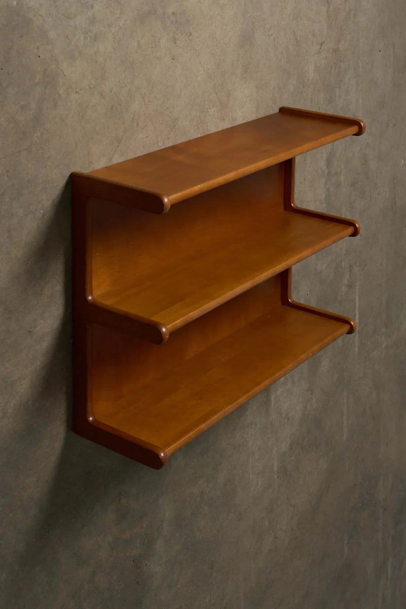 Vintage Dyrlund Teak Wall Shelf