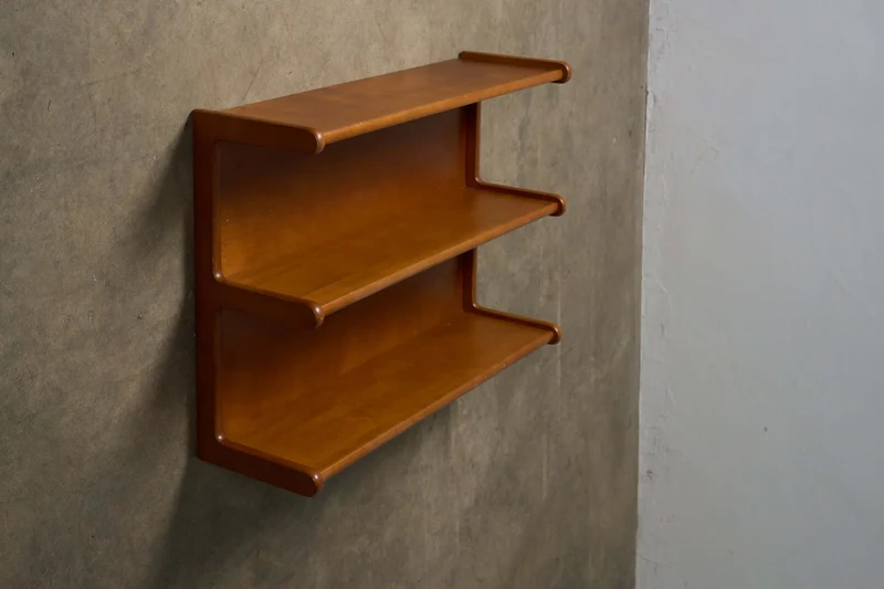 Vintage Dyrlund Teak Wall Shelf