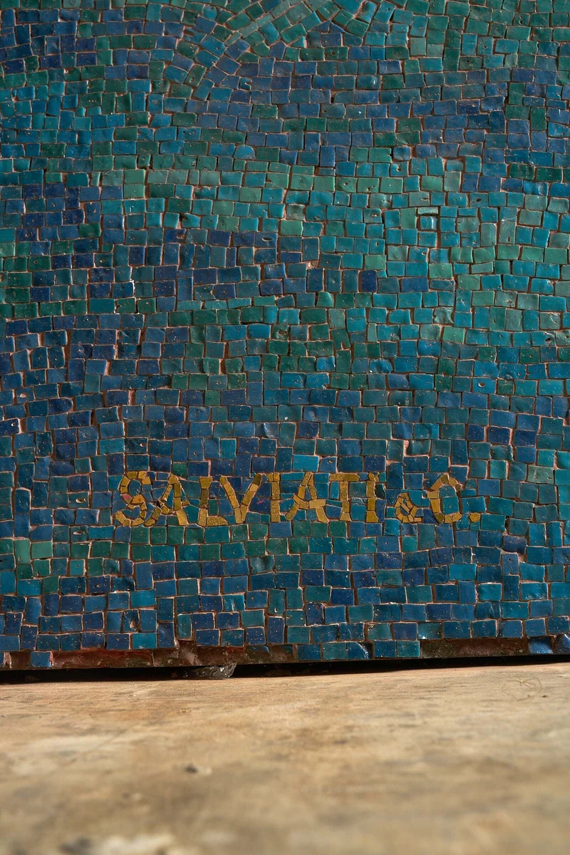 Monumental Late 19th-Century Salviati & Co. Glass Mosaic Map of Venice