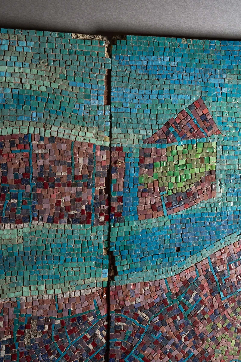 Monumental Late 19th-Century Salviati & Co. Glass Mosaic Map of Venice