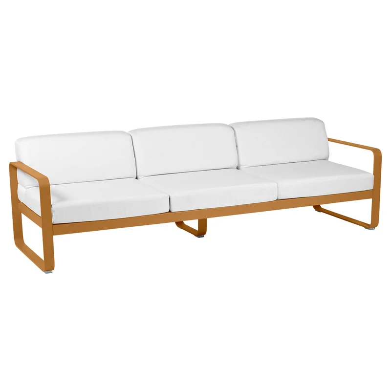 Fermob Bellevie Sofa 3-Seater with Premium Cushions