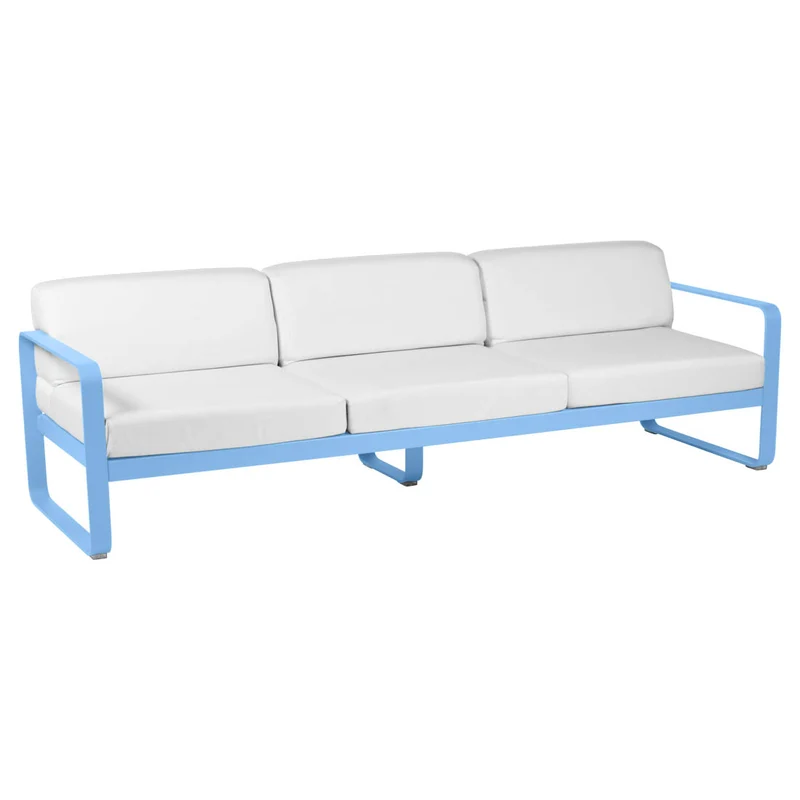 Fermob Bellevie Sofa 3-Seater with Premium Cushions