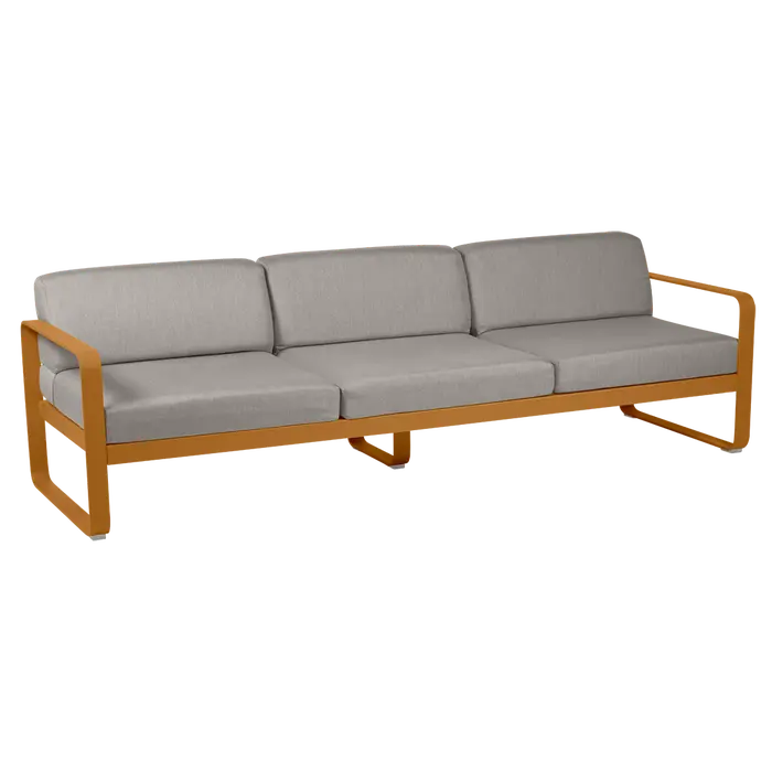 Fermob Bellevie Sofa 3-Seater with Premium Cushions