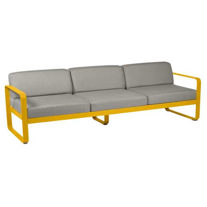 Fermob Bellevie Sofa 3-Seater with Premium Cushions
