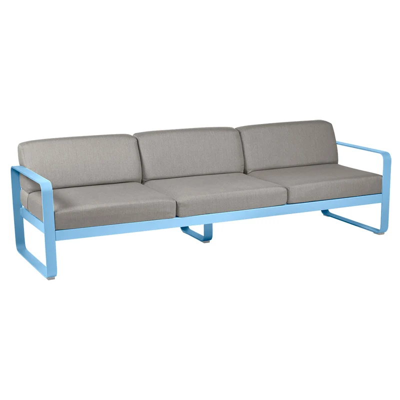 Fermob Bellevie Sofa 3-Seater with Premium Cushions