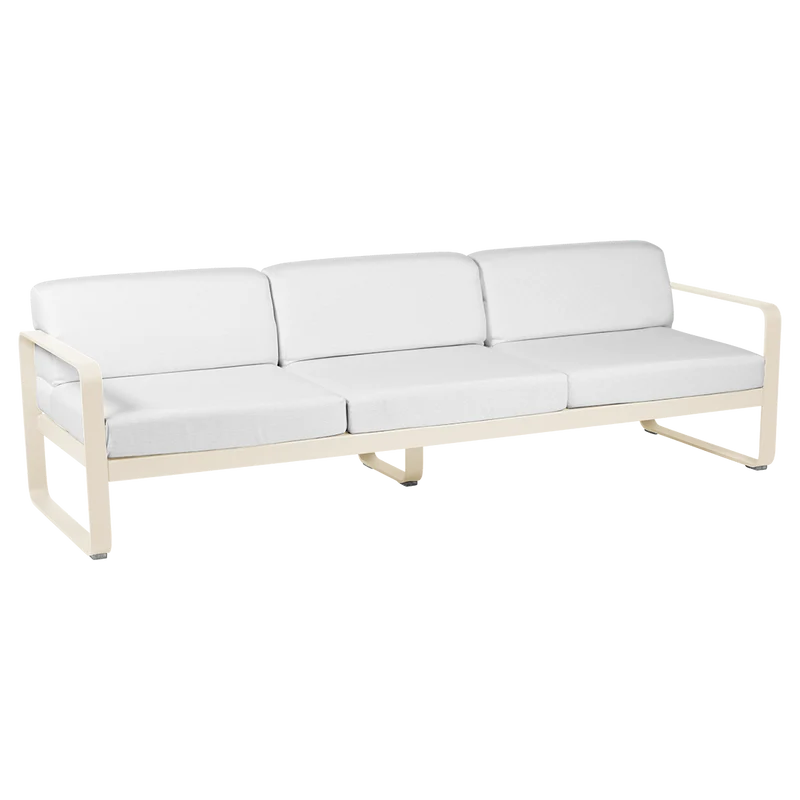 Fermob Bellevie Sofa 3-Seater with Premium Cushions