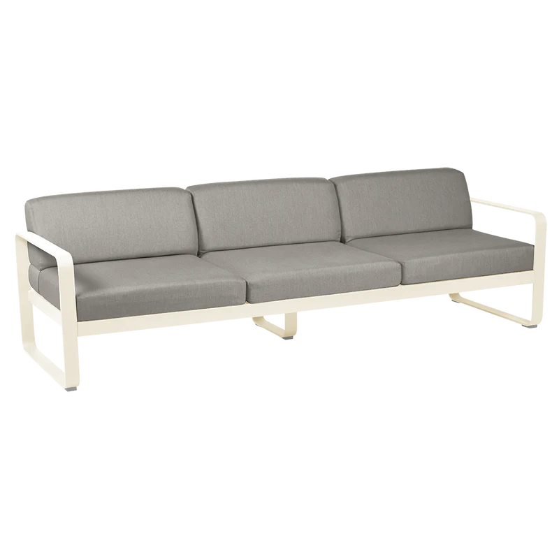 Fermob Bellevie Sofa 3-Seater with Premium Cushions