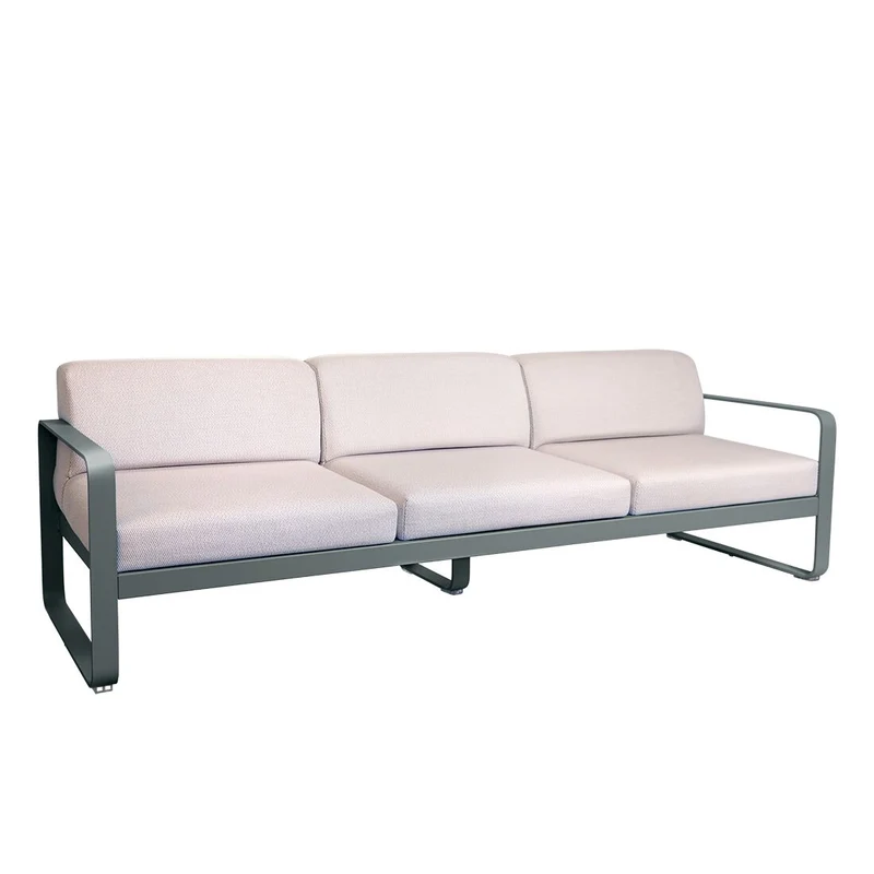 Fermob Bellevie Sofa 3-Seater with Premium Cushions