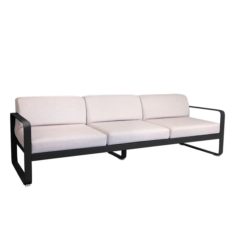 Fermob Bellevie Sofa 3-Seater with Premium Cushions