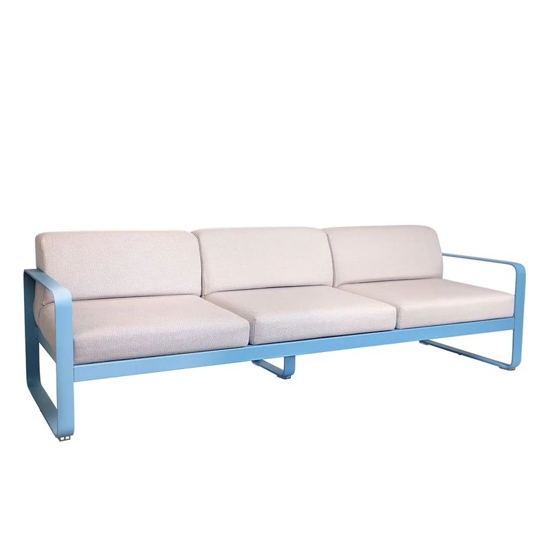 Fermob Bellevie Sofa 3-Seater with Premium Cushions