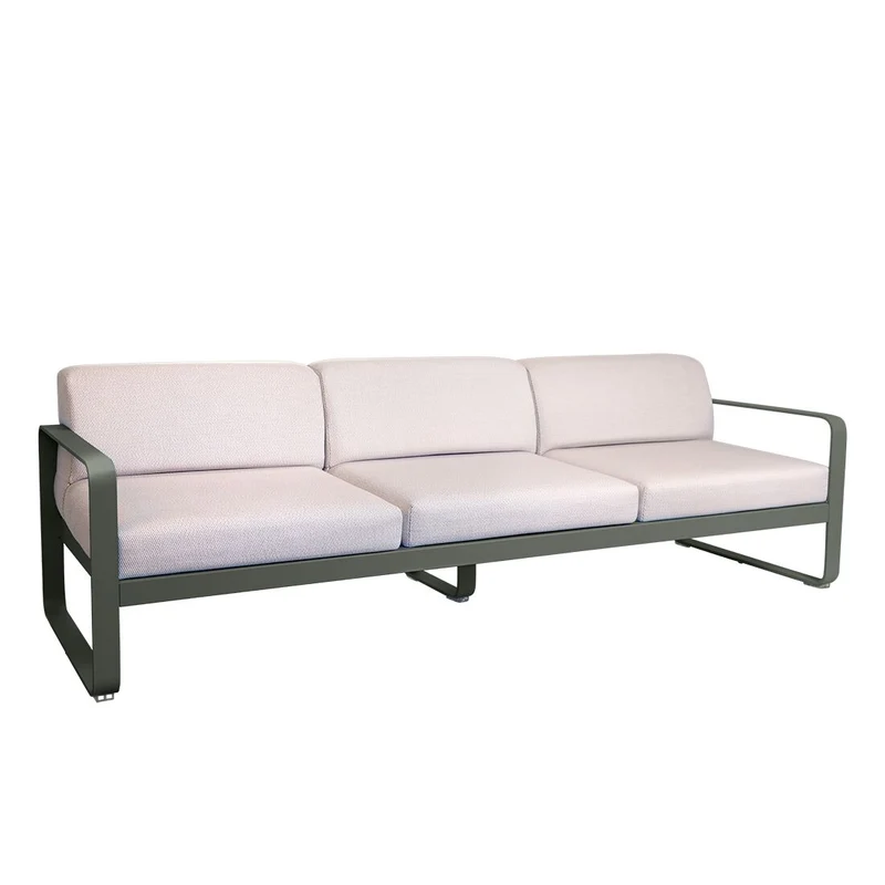 Fermob Bellevie Sofa 3-Seater with Premium Cushions