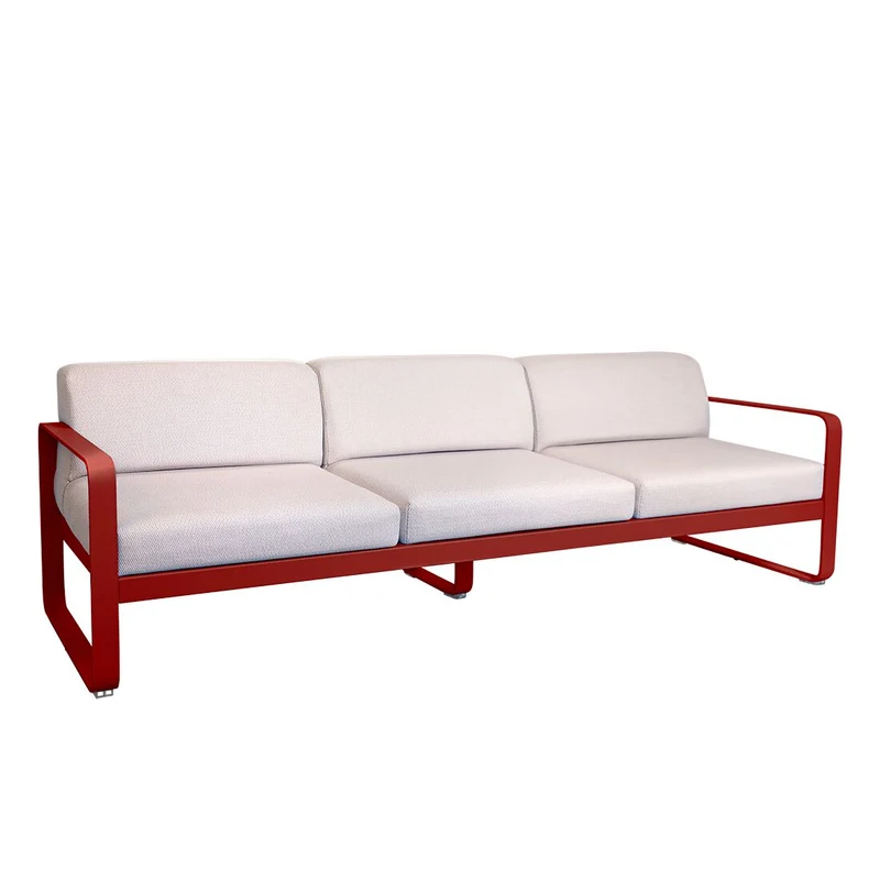 Fermob Bellevie Sofa 3-Seater with Premium Cushions
