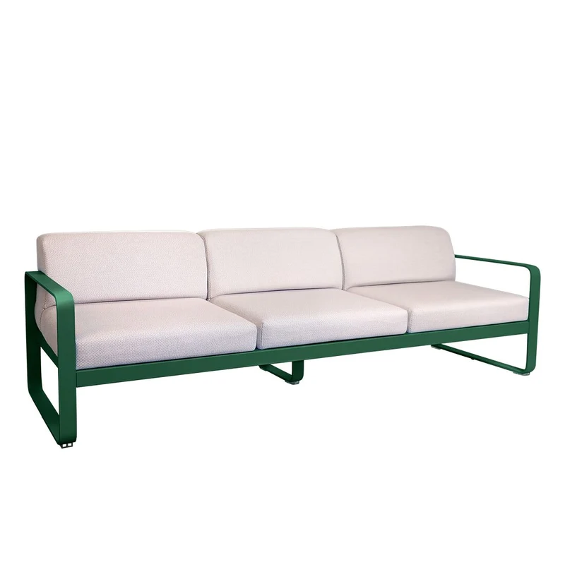 Fermob Bellevie Sofa 3-Seater with Premium Cushions
