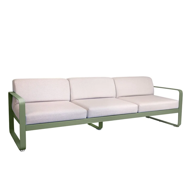 Fermob Bellevie Sofa 3-Seater with Premium Cushions