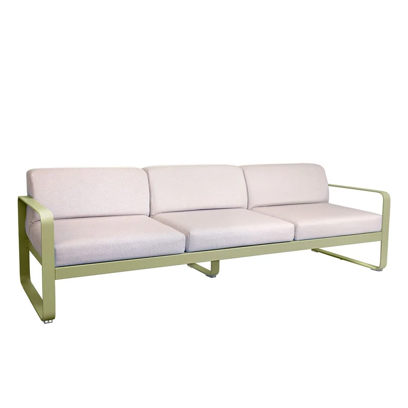 Fermob Bellevie Sofa 3-Seater with Premium Cushions