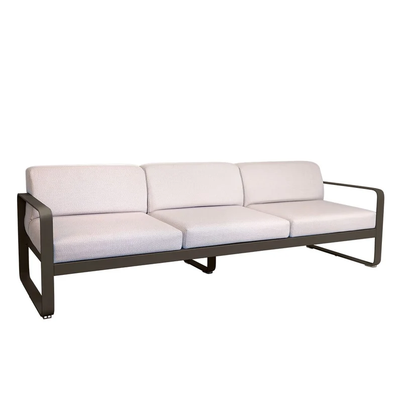 Fermob Bellevie Sofa 3-Seater with Premium Cushions