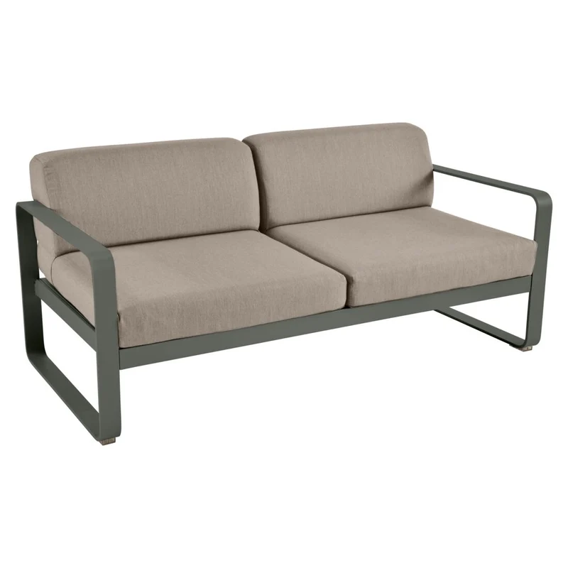 Fermob Bellevie Sofa 2-Seater with Premium Cushions