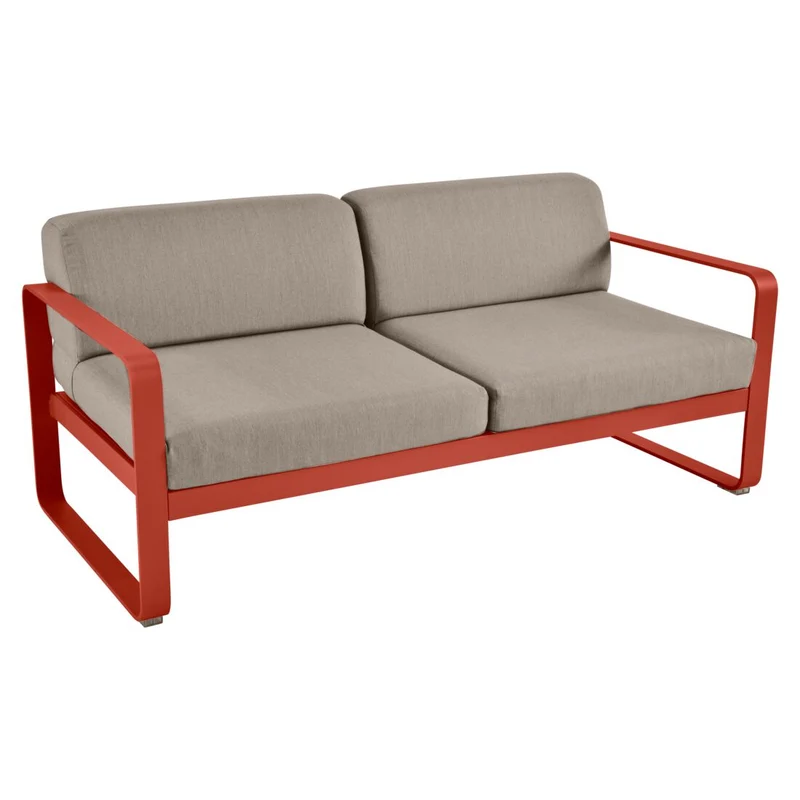 Fermob Bellevie Sofa 2-Seater with Premium Cushions