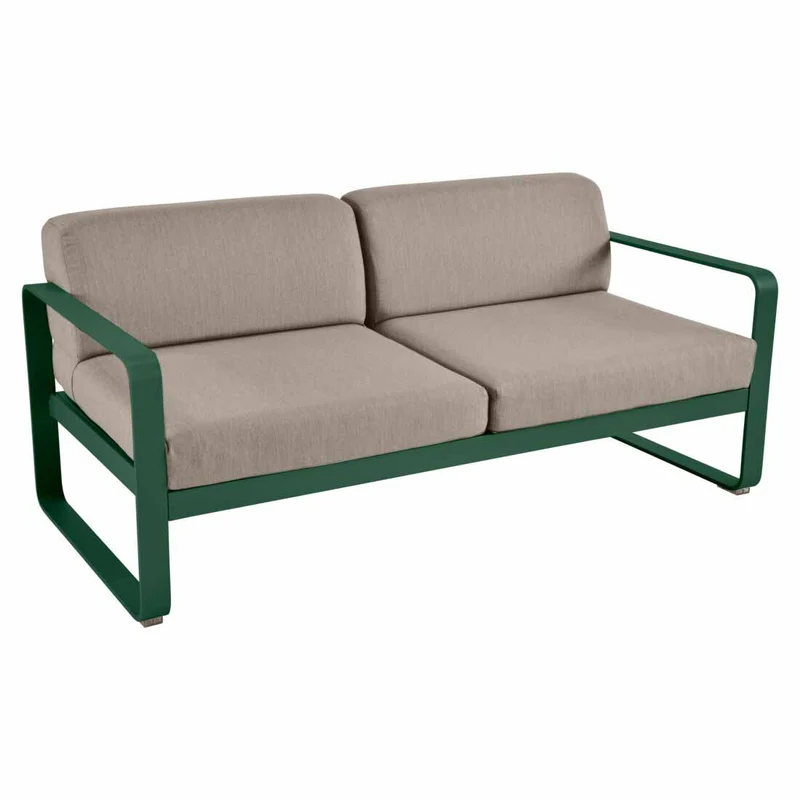 Fermob Bellevie Sofa 2-Seater with Premium Cushions