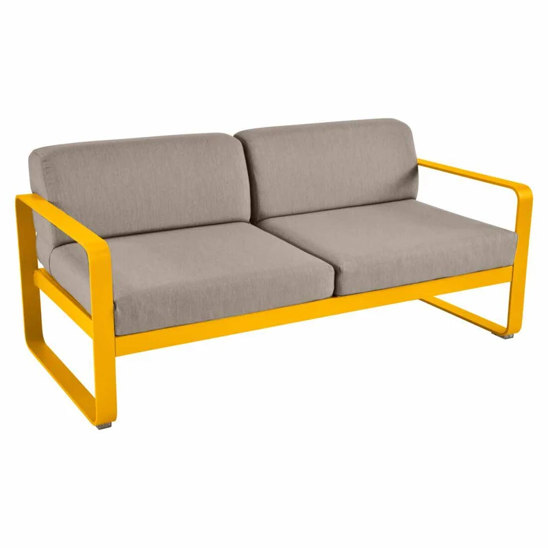 Fermob Bellevie Sofa 2-Seater with Premium Cushions