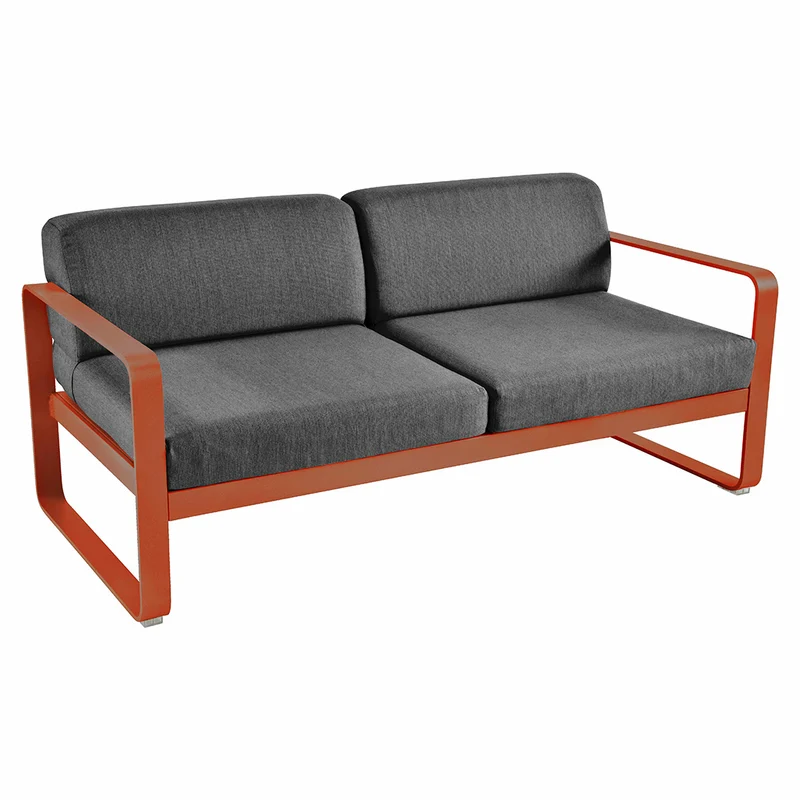 Fermob Bellevie Sofa 2-Seater with Premium Cushions