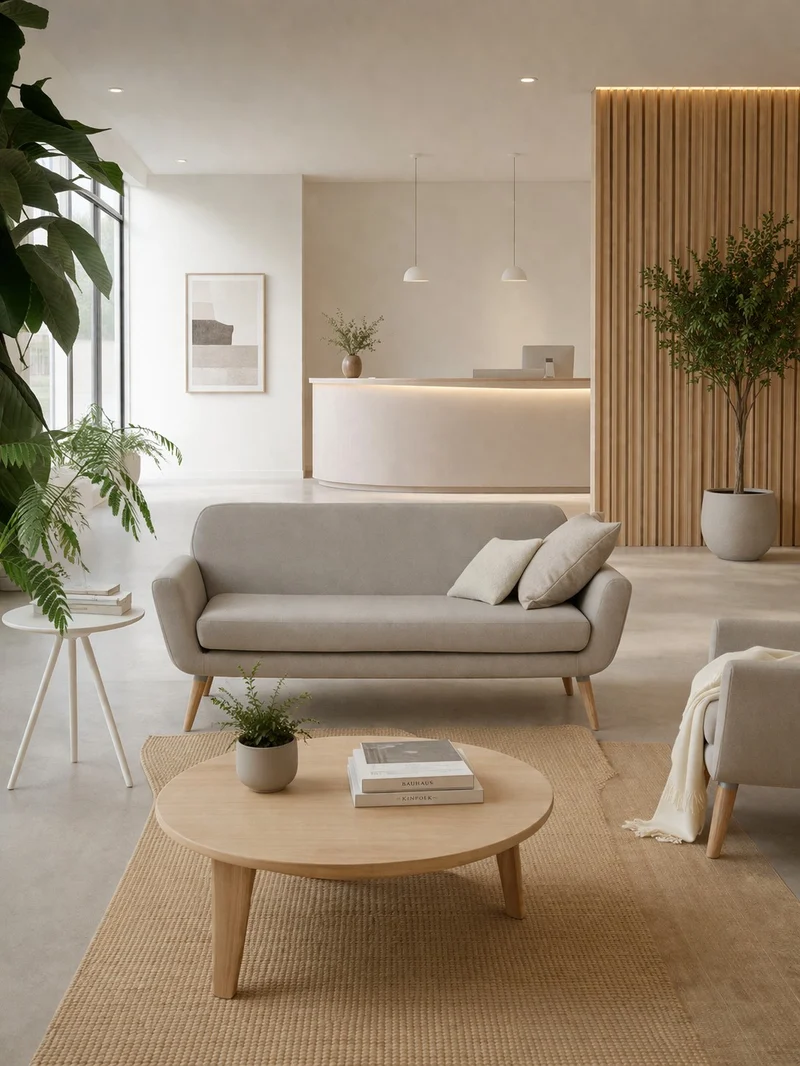 Canapé scandinave Scope by Robert ZOLLER - 2 places