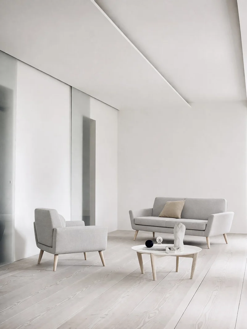 Canapé scandinave Scope by Robert ZOLLER - 2 places