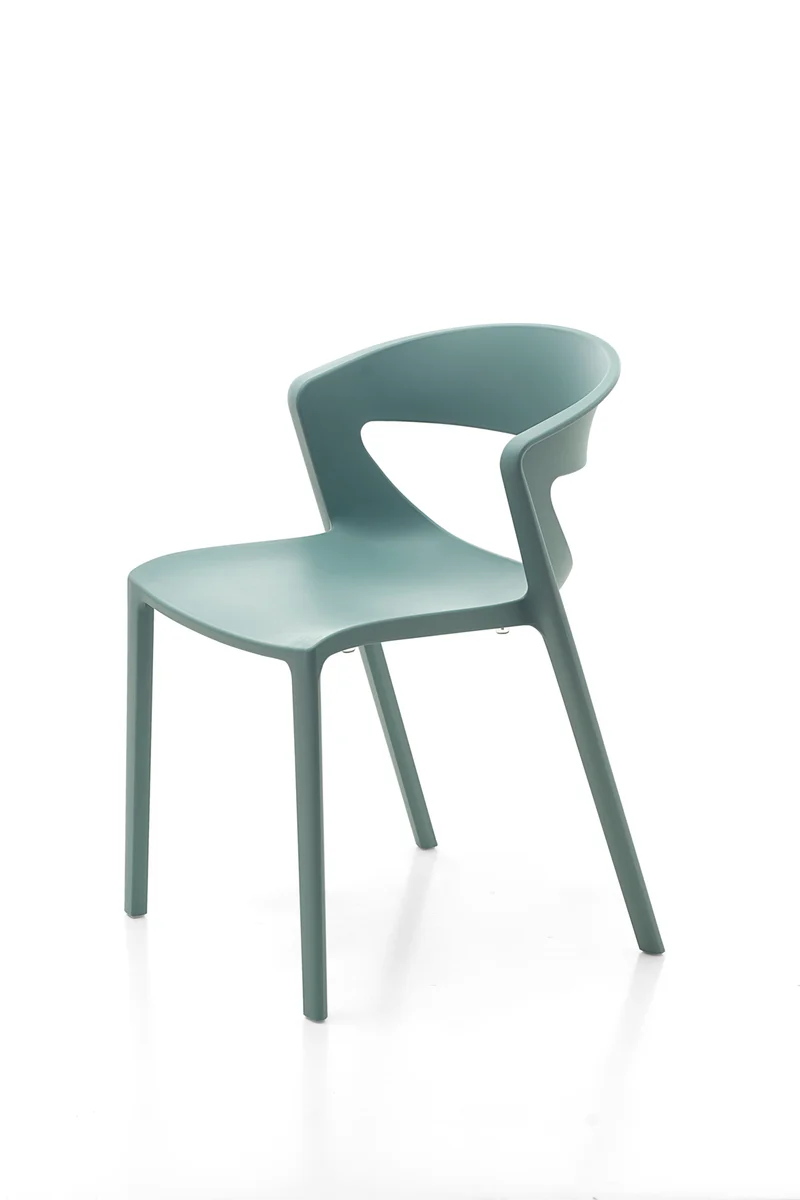 Lot de 2 chaises monobloc empilables Kicca Polypropylène