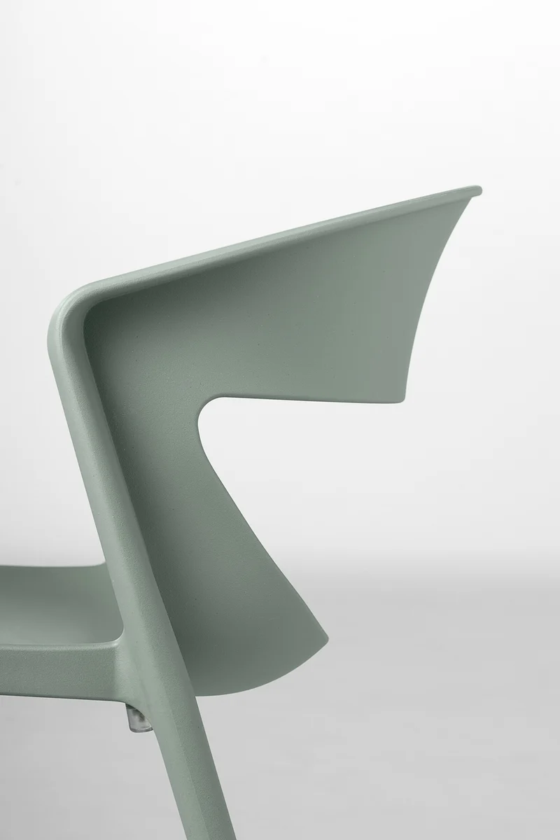 Lot de 2 chaises monobloc empilables Kicca Polypropylène