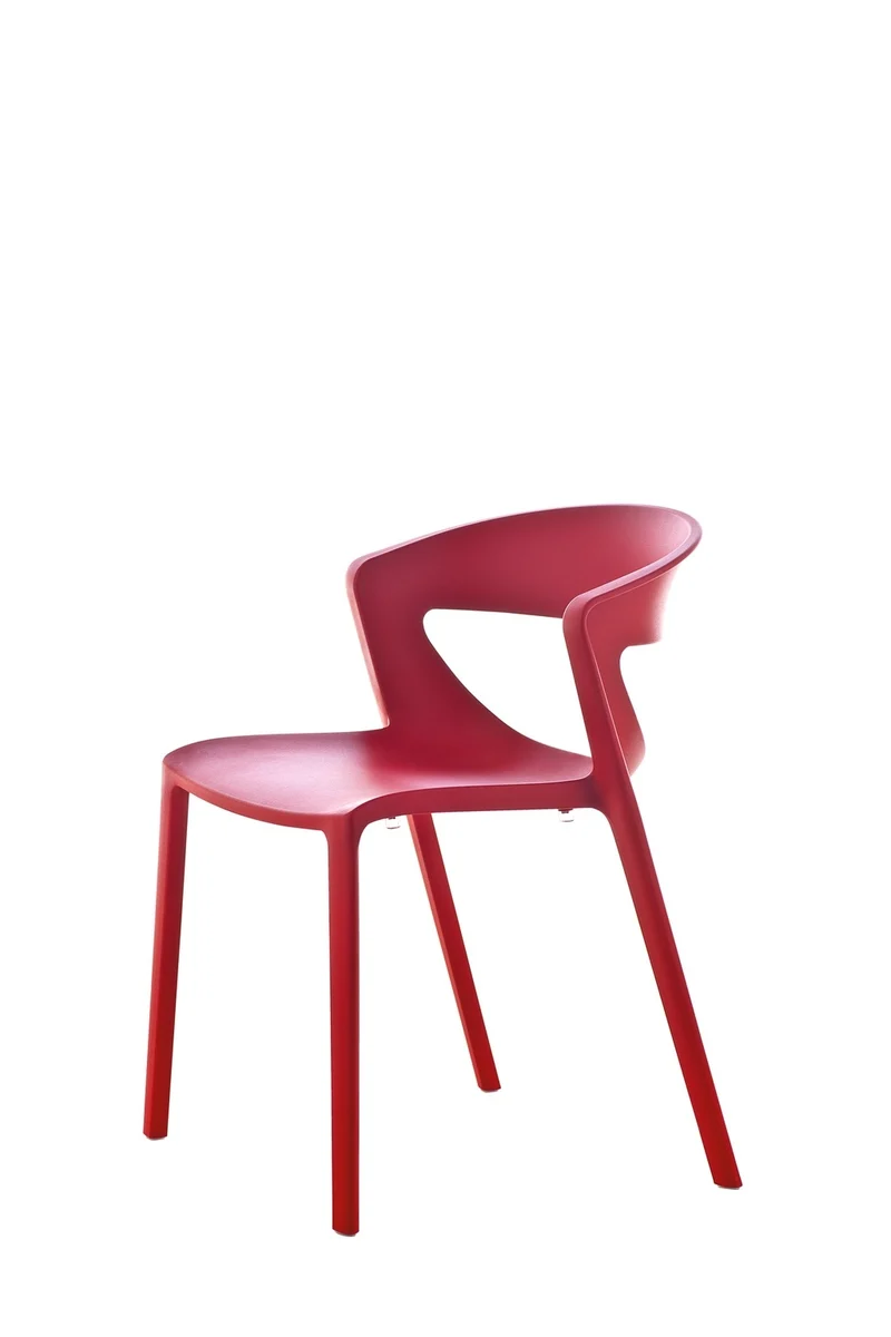 Lot de 2 chaises monobloc empilables Kicca Polypropylène