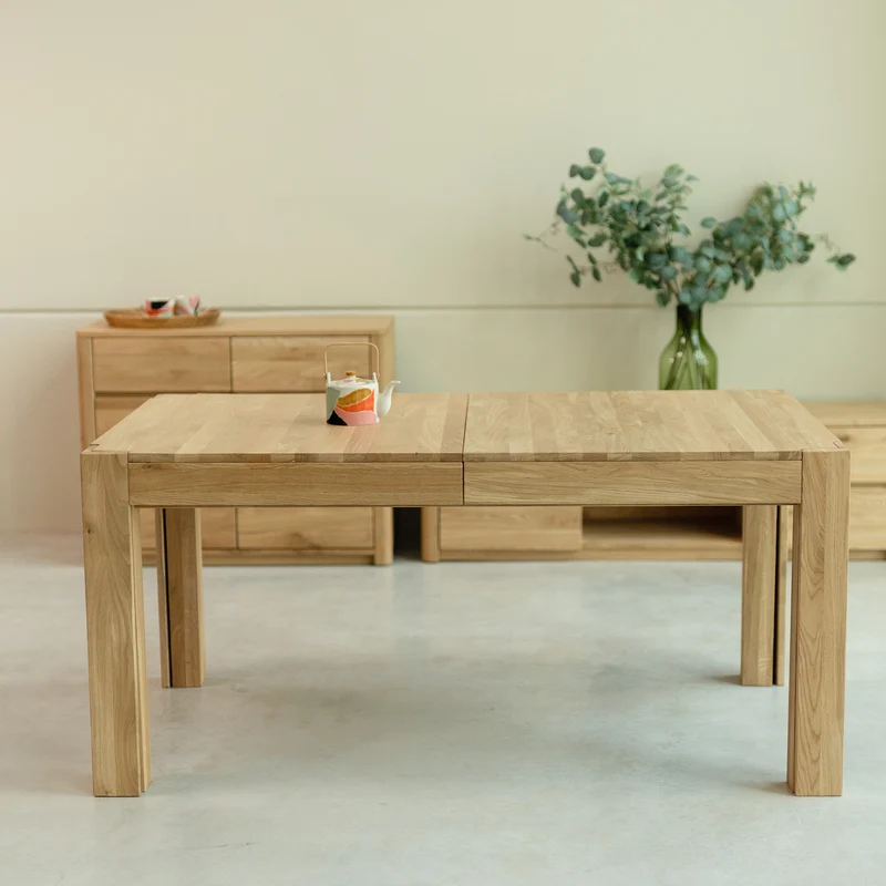 Table à manger extensible en chêne massif XL - NordicStory