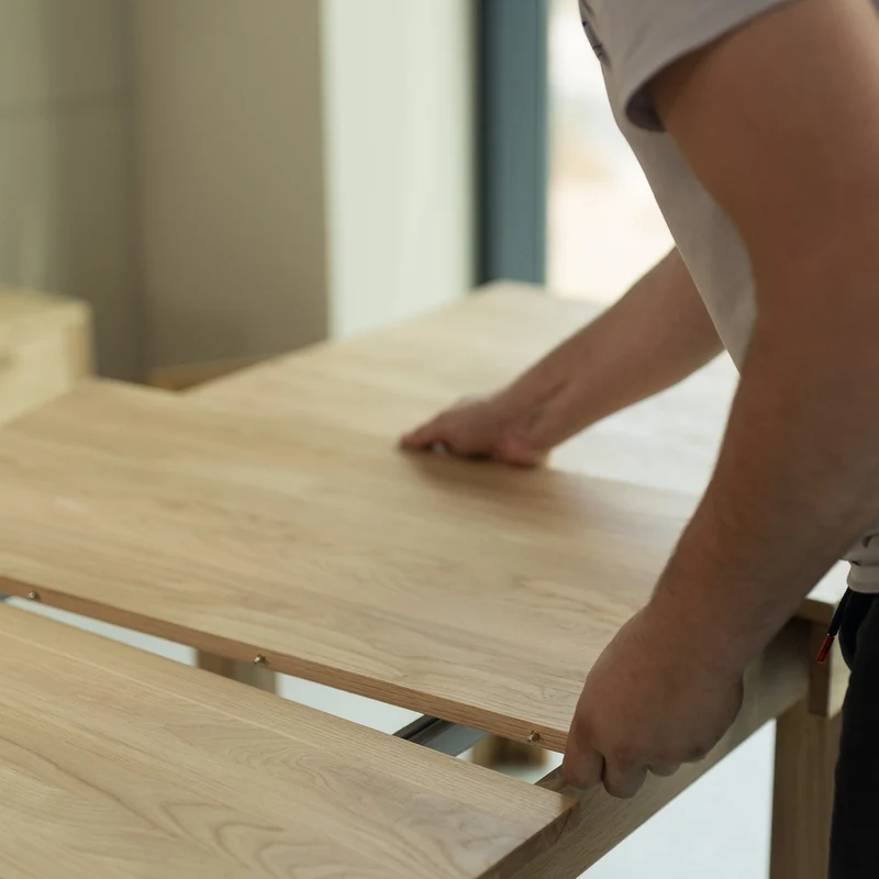 Table à manger extensible en chêne massif XL - NordicStory