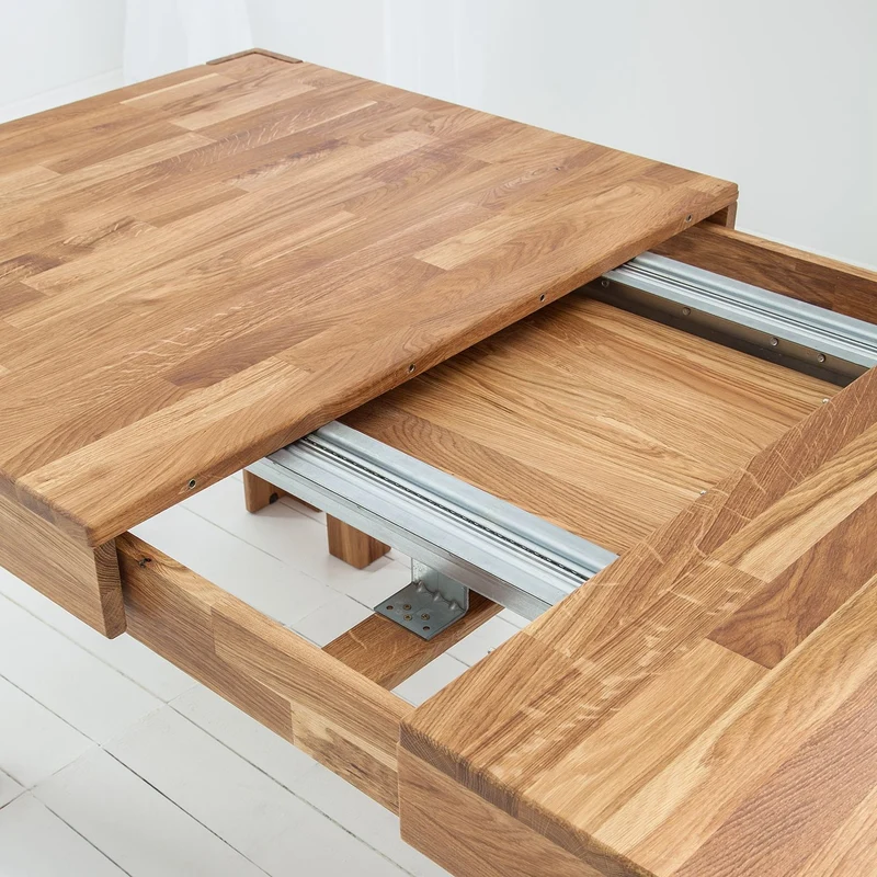 Table à manger extensible en chêne massif XL - NordicStory