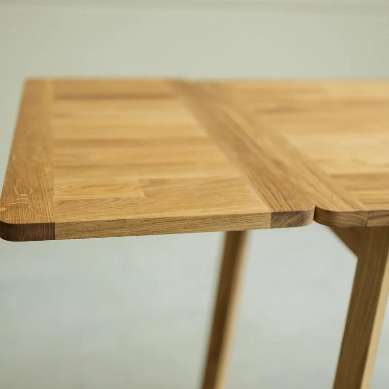 Table à manger extensible en chêne massif Mini 1 - NordicStory
