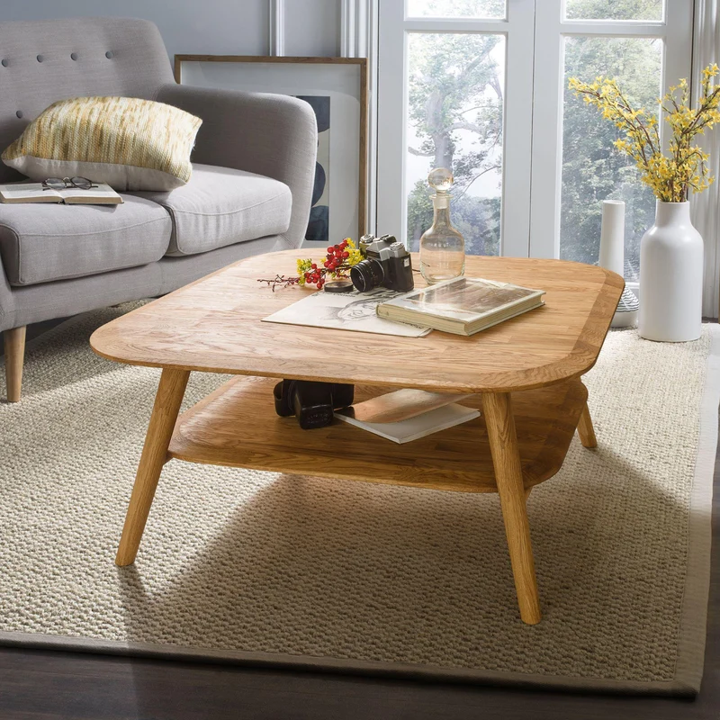 Table basse en chêne massif Escandi 4 - NordicStory