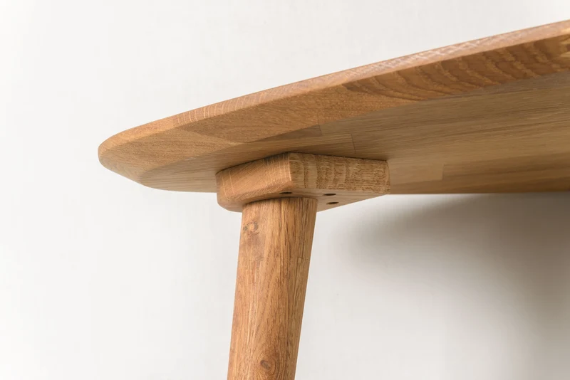 Table basse gigogne en bois massif de chêne Escandi 2 - NordicStory