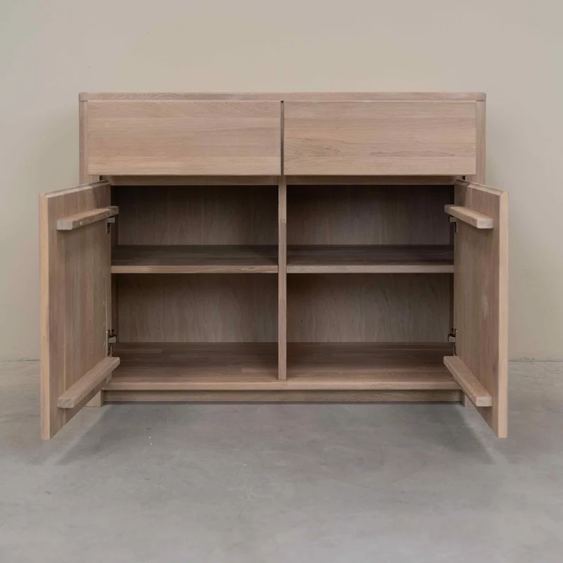 Buffet commode en bois massif de chêne Elsa 2 - NordicStory