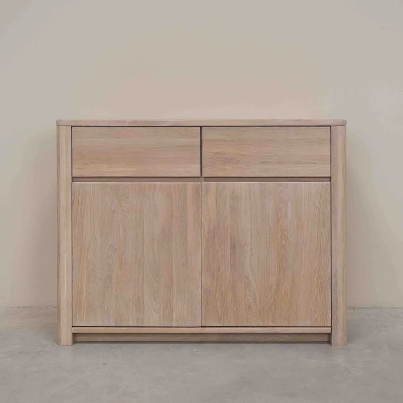 Buffet commode en bois massif de chêne Elsa 2 - NordicStory