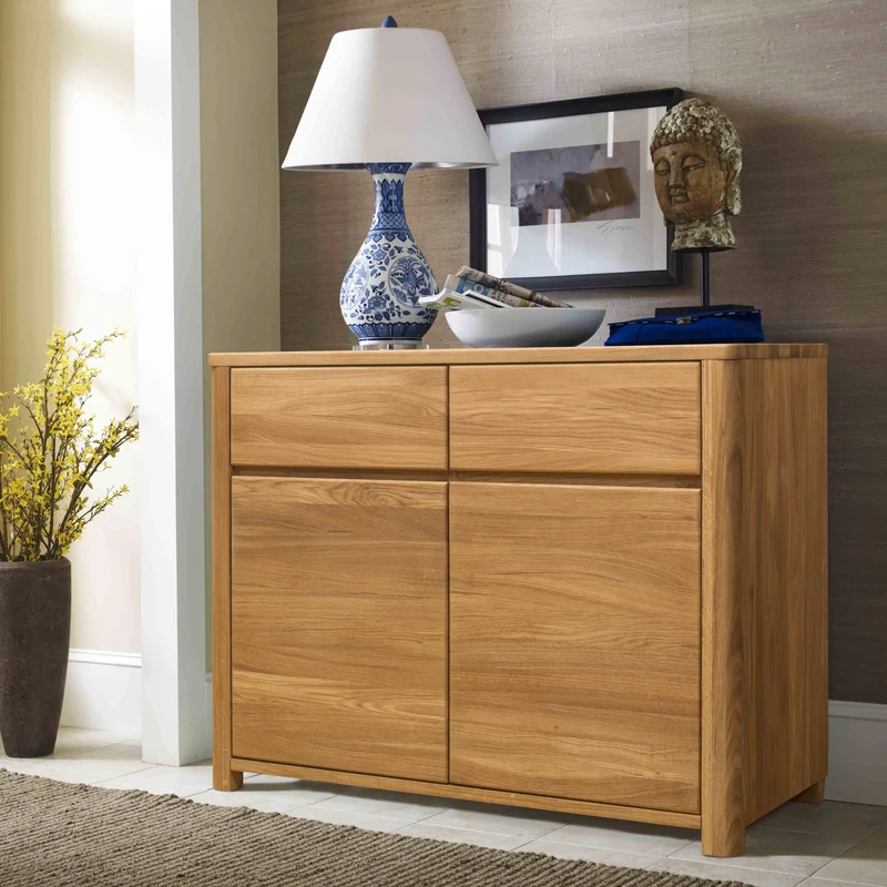Buffet commode en bois massif de chêne Elsa 2 - NordicStory