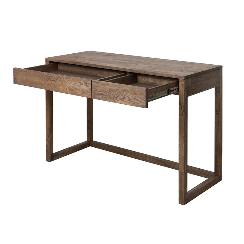 Bureau console en bois massif de chêne Danemark - NordicStory
